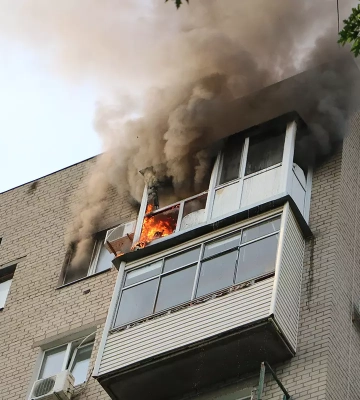 У Дніпрі через пожежу у багатоповерхівці постраждала жінка 