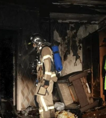 Велика пожежа у Дніпрі: травмувалася жінка