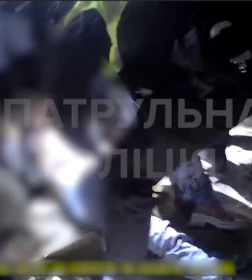 Нічна атака на Київ: поліція показала перші хвилини після падіння уламків (відео)