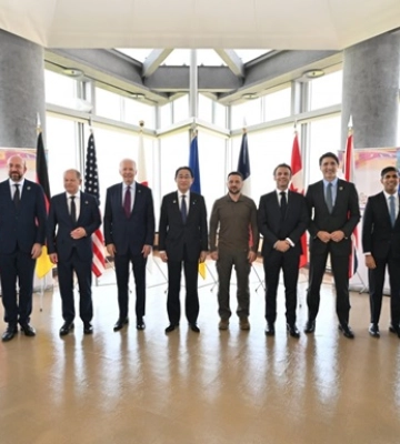 Президент України виступив на саміті G7