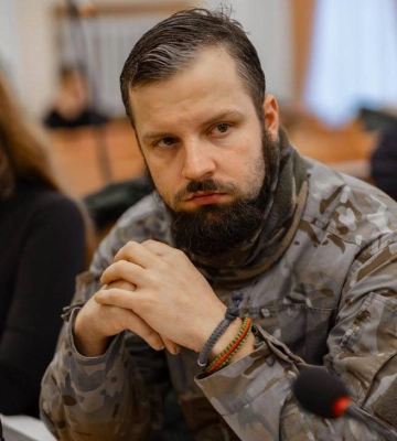 На щиті Загинув Юліан Матвійчук, депутат-свободівець Полтавської міської ради