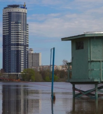 Водопілля в Києві: рівень води у Дніпрі виріс