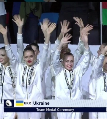 Україна здобула «срібло» на Чемпіонаті Європи з художньої гімнастики