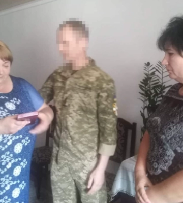 Загиблого захисника з Волині посмертно нагородили медаллю «За військову службу Україні»