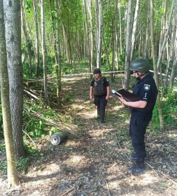 На Київщині знайшли нерозірвану бойову частину «Шахеда» (ФОТО)