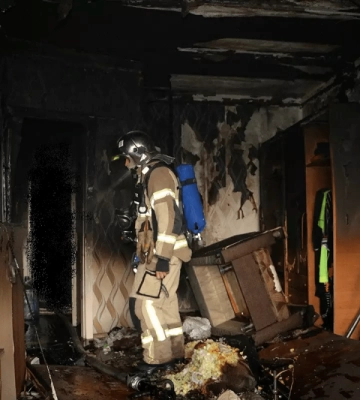У Дніпрі через пожежу у багатоповерхівці постраждала жінка (ВІДЕО)