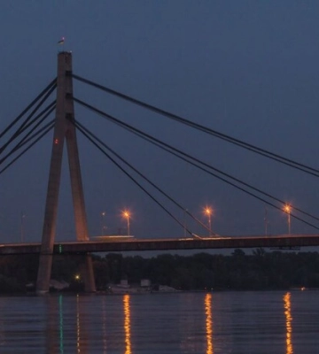 У Києві два дні буде перекритий рух Північним мостом: деталі