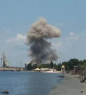 У порту окупованого Бердянська – потужна &quot;бавовна&quot;