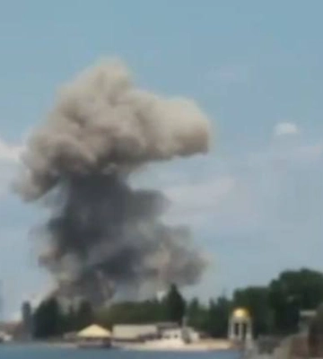«Бавовна» в Бердянске: есть попадания по позициям оккупантов, — ВИДЕО
