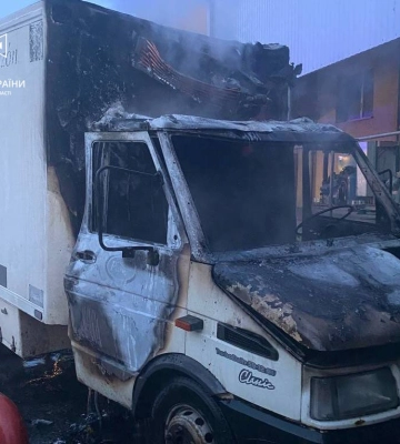 У Львові 14 вогнеборців гасили IVECO