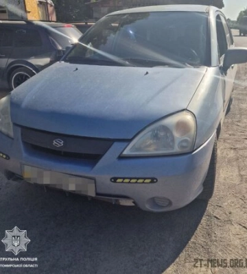 Автомобіль «двійник» виявили патрульні на одному з блокпостів Житомира