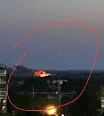 В Бердянске серия взрывов в штабе россиян