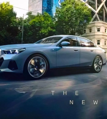 Зовнішність електричного седана BMW i5 розкрили до прем’єри