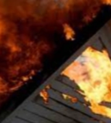У Рівненському районі горів житловий будинок