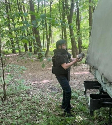 У Рівненському районі знищили артилерійський снаряд часів Другої світової війни