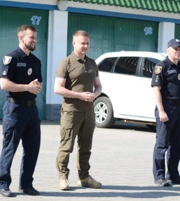 Рівненські поліцейські отримали від німецьких колег велосипеди