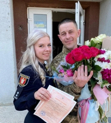 Волинянин, який майже рік був у російському полоні, одружився 
