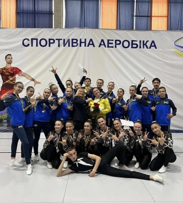 Сумчани відзначилися на чемпіонаті України зі спортивної аеробіки