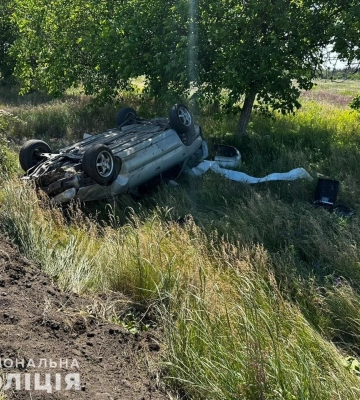 Біля Миколаєва легковик злетів з дороги - троє постраждалих