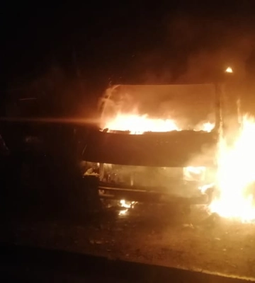 Вночі у Костополі горіли два автомобілі