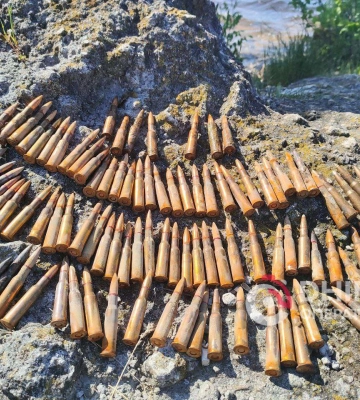 У Дніпрі рибалка знайшов величезну кількість патронів