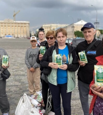 В Харькове люди, пострадавшие от войны, могут получить гуманитарную помощь