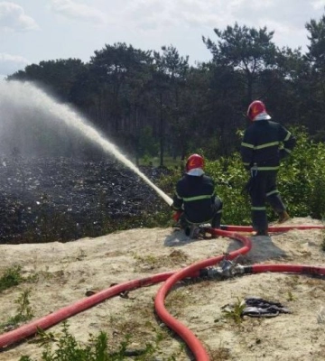 Поблизу Вараша горів сміттєвий полігон (ФОТО)
