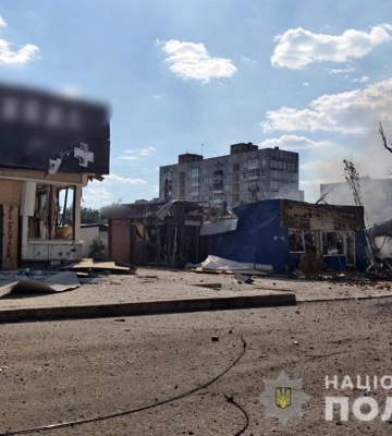Оккупанты ударили ракетами по центру Бахмута, ранены 6 человек