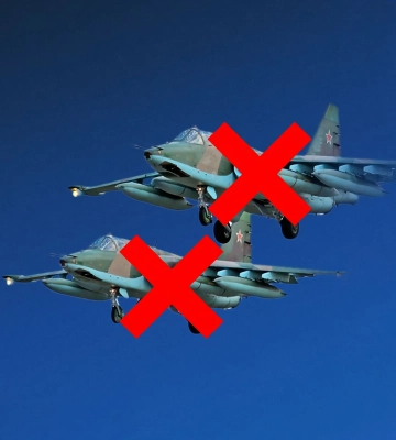 Спільна робота ЗСУ та СБУ: українські захисники за допомогою ПЗРК збили два російські літаки Су-25