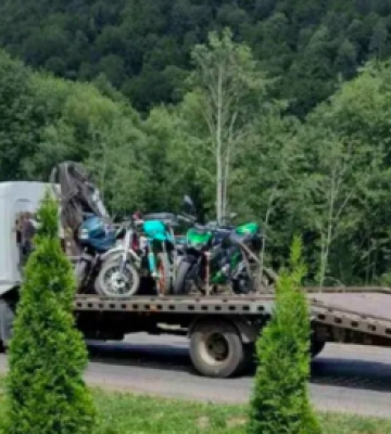 В Закарпатті поліція проводить масштабні акції по конфіскації незареєстрованих мотоциклів та скутерів 