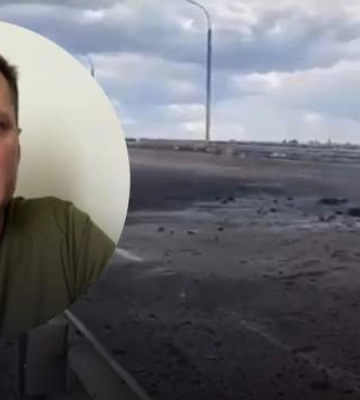 Оккупанты горят в районе Антоновского моста, местные говорят и о дыме в Новой Каховке, – Хлань