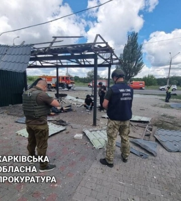 Появились фото с места утреннего обстрела Харькова 20 июля
