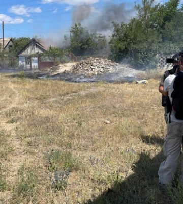 Португальские журналисты попали под обстрел россиян на Юге