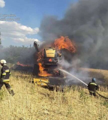 На Запоріжжі комбайнери підірвались на протитанковій міні