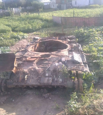 В Харьковской области боец в упор уничтожил российский танк из «джавелина»