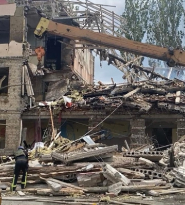 З-під завалів у Краматорську вилучили тіла 3 людей
