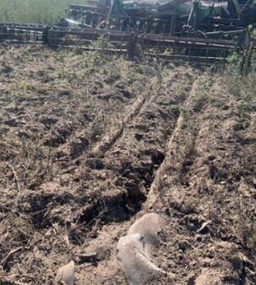 Трактор підірвався на протитанковій міні на Київщині, - ОВА. ФОТО