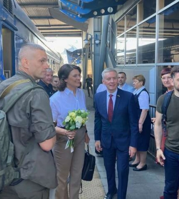 В Киев приехала первая леди Литвы 