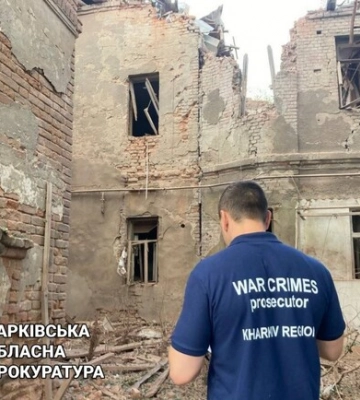 З&#039;явилося відео ранкового обстрілу центру Харкова