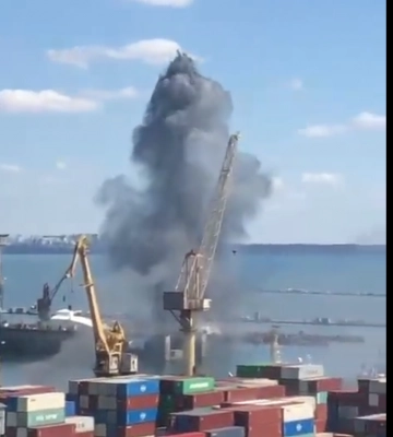 Российские войска не попали по терминалу с зерном в Одессе, — ОК &quot;Юг&quot; (видео)