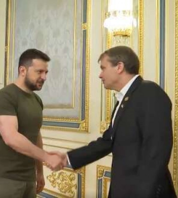 Зеленский встретился с делегацией Конгресса США (видео)