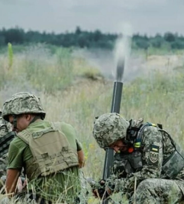Карта бойових дій в Україні 24 липня