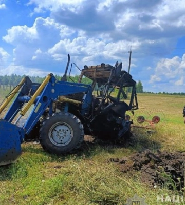 На околиці Харкова трактор підірвався на міні