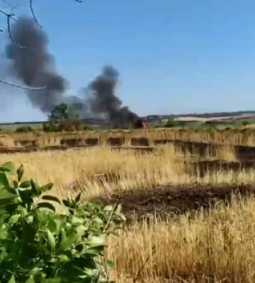 ЗСУ показали, як горить знищений NLAW російський танк. ВIДЕО