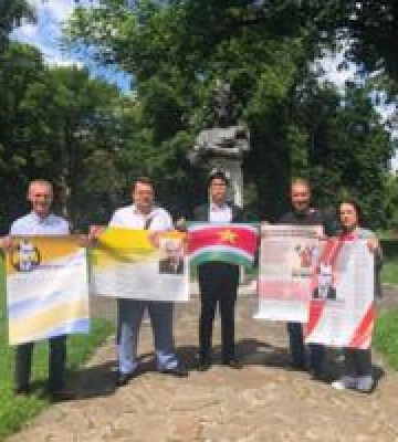 У Чернігові громадський діяч із Суринаму підтримав Україну у війні з російським агресором