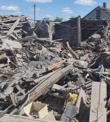 На Волині уламки безпілотника впали на будинок. Загинув чоловік, є поранені. Відео. Оновлено