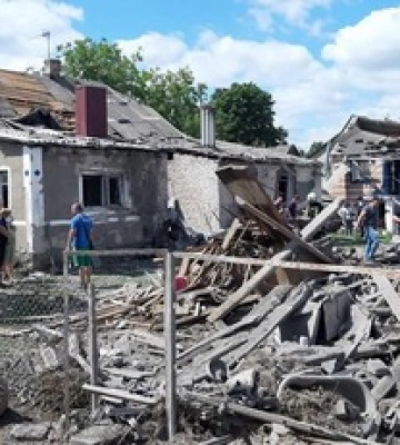 На Волині через падіння уламків ворожих БПЛА постраждали троє дітей