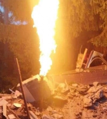 Россияне обстреляли Чугуев из ЗРК С-300: повреждена газовая труба