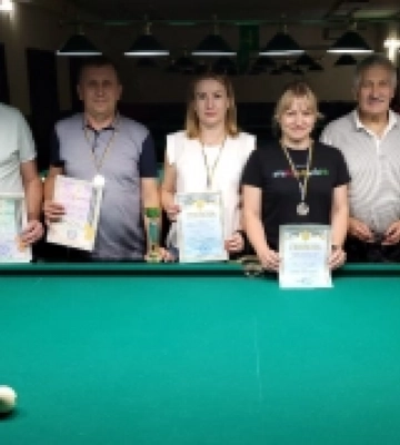 У Рівному відбулися змагання з більярдного спорту серед державних службовців