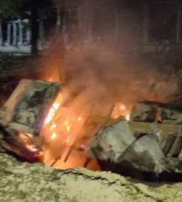 Пожежу на підприємстві у Дніпрі після ракетної атаки рф гасили 38 годин